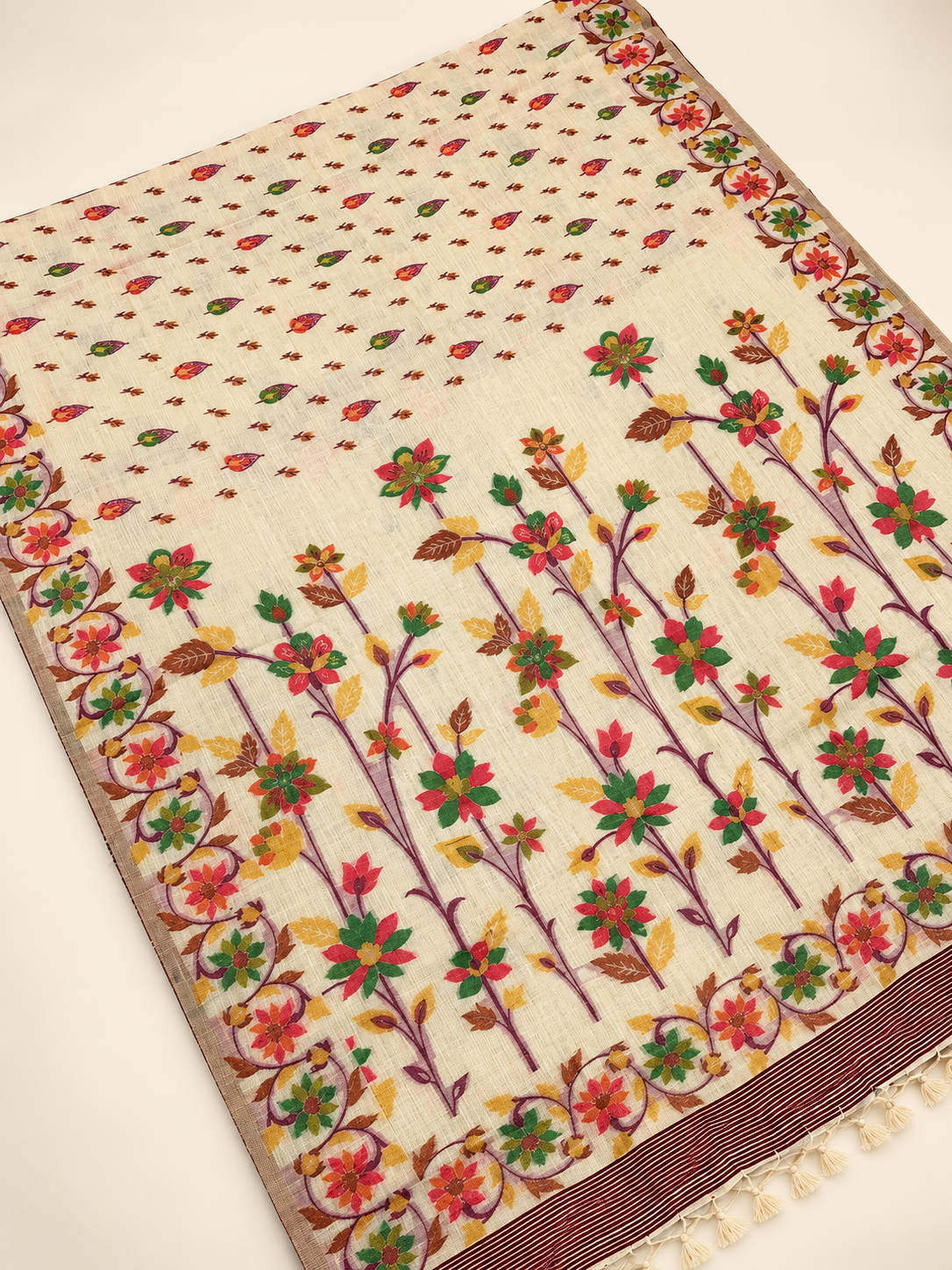 PREMIUM JAMDANI CHANDERI