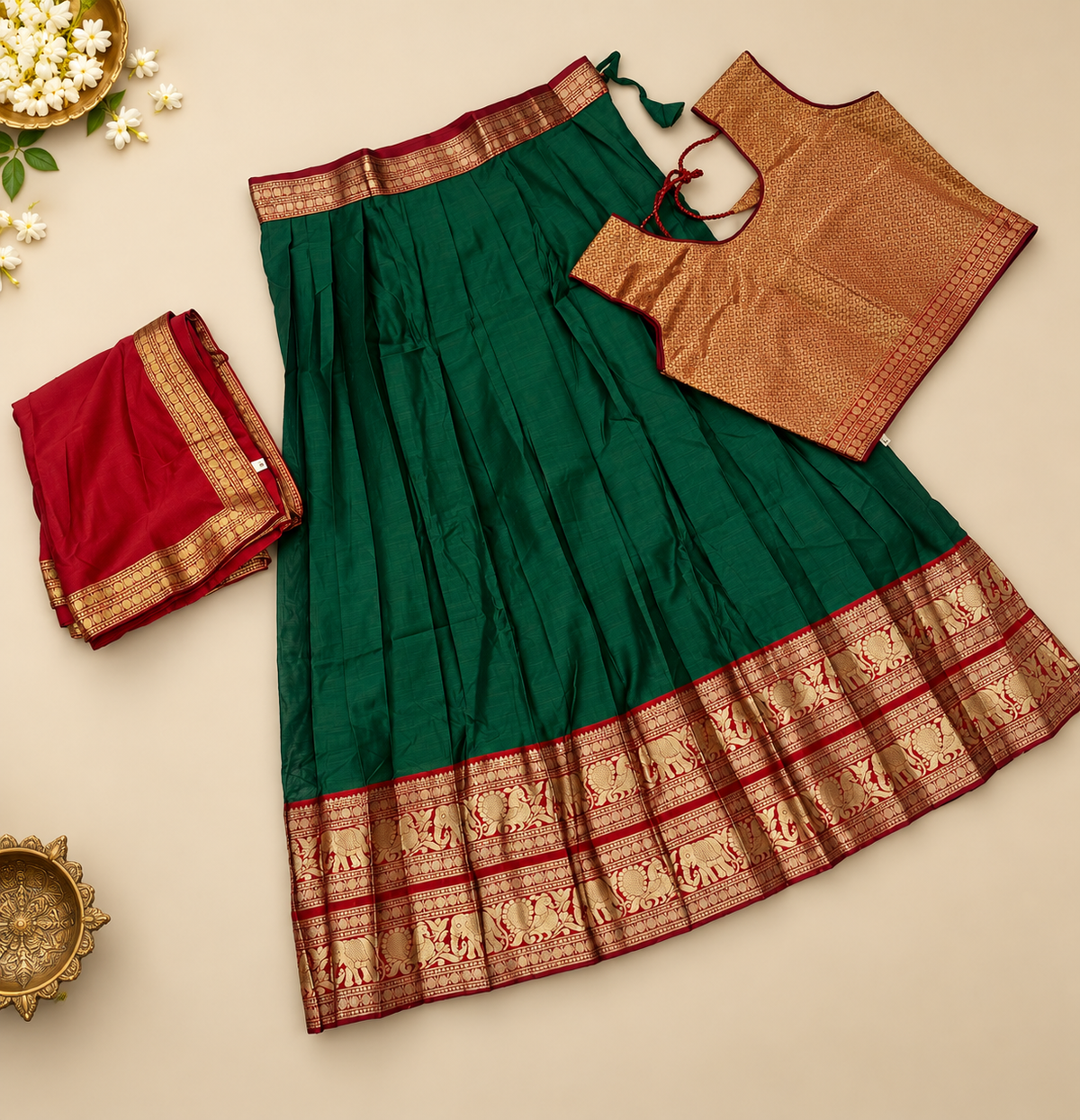 KIDS  NARYANPET LEHENGA