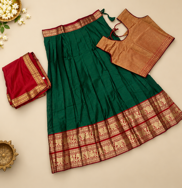 KIDS  NARYANPET LEHENGA