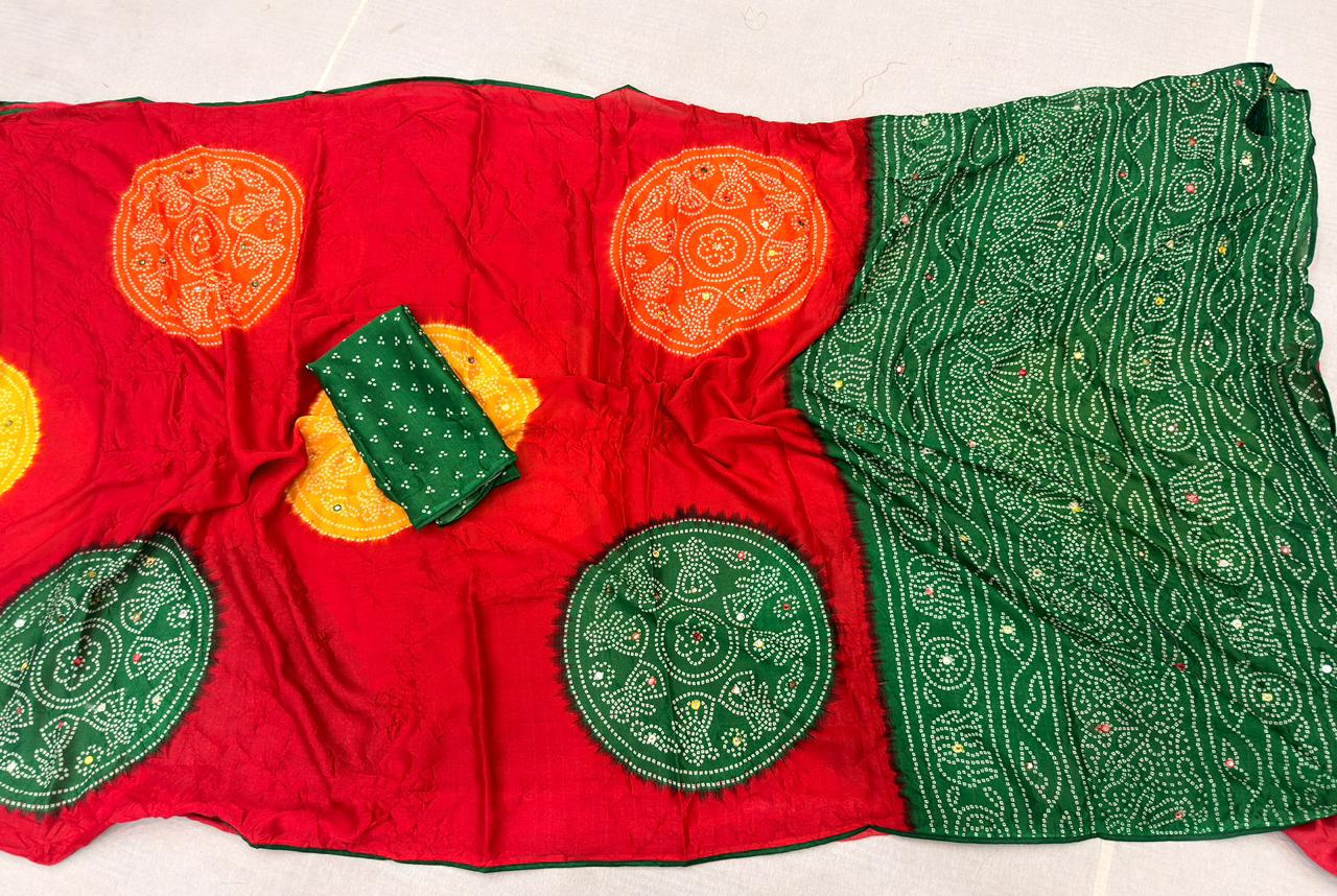 Kadam Bari Bandhini Georgette