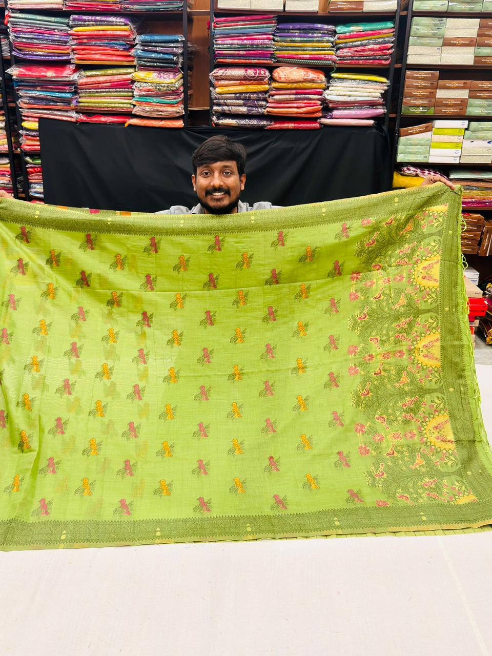 Jamdani Chanderi Butti