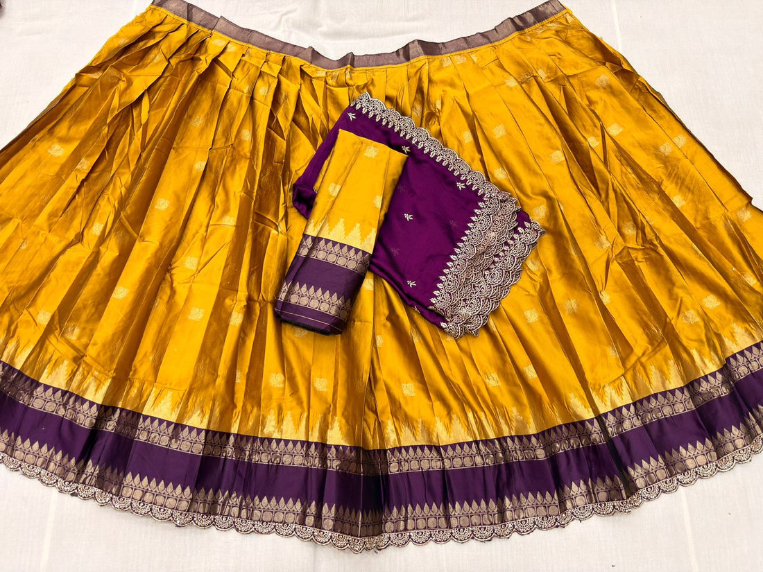 Vintage Gadwal Lehengas