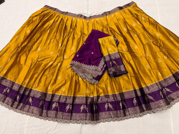 Vintage Gadwal Lehengas