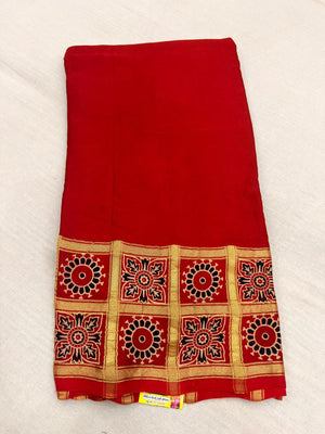 AJRAKH MODAL GALLA CHOKDA SILK