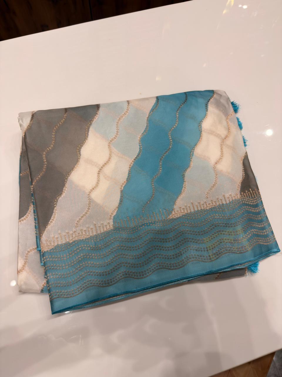 Premium Banarasi satin MASHRU