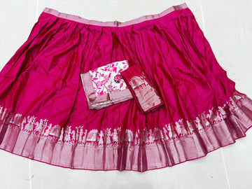 PELLIKUTHURU LEHANGA Soft silk fabric