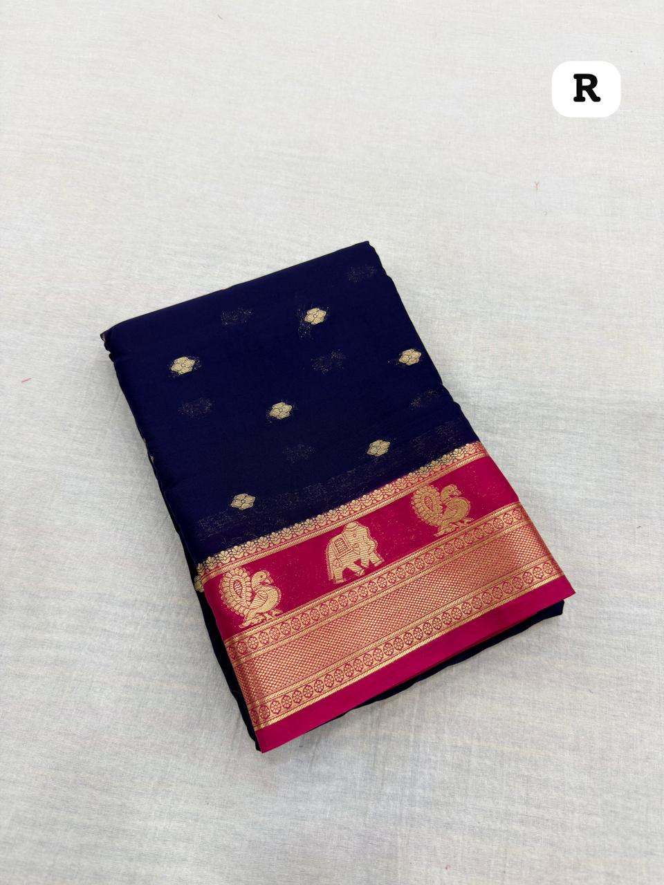 MYSORE CREPE GADWAL SILK