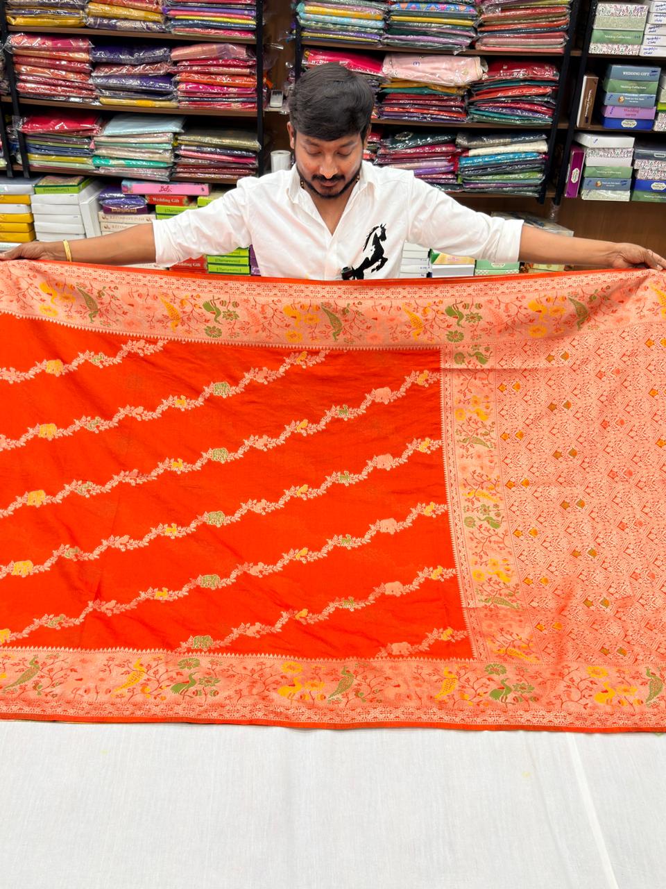 ORANGE BANARASI