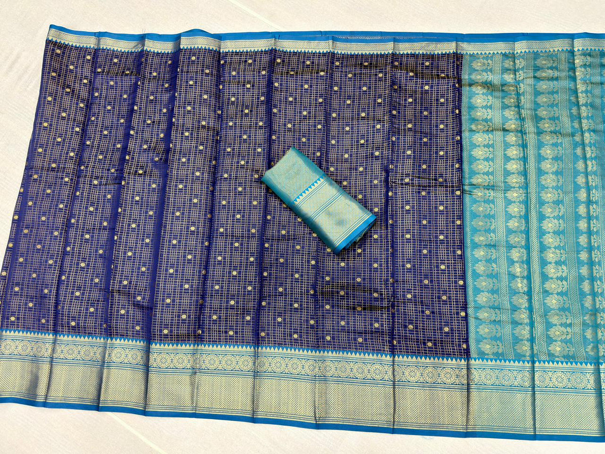 VINTAGE BANARASI BLUE
