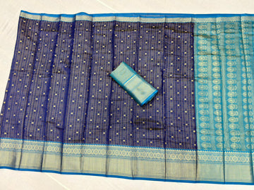 VINTAGE BANARASI BLUE