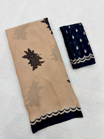 DESIGNER BLACK GEORGETTE