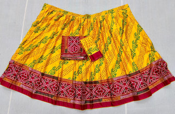 YELLOW BHANDEJ LEHANGA