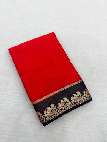 MYSORE RED CREPE