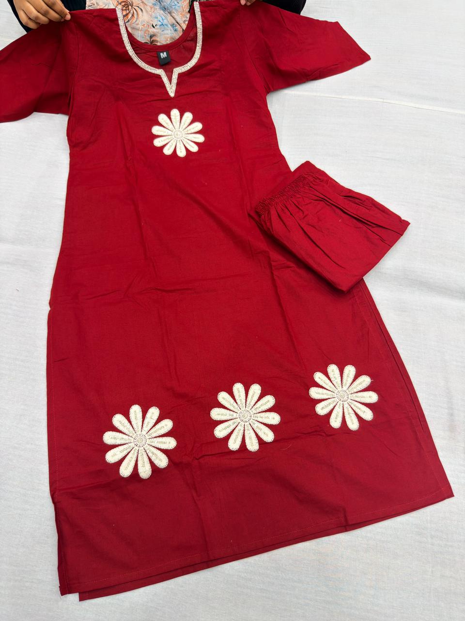COTTON SUN FLOWER 2PC