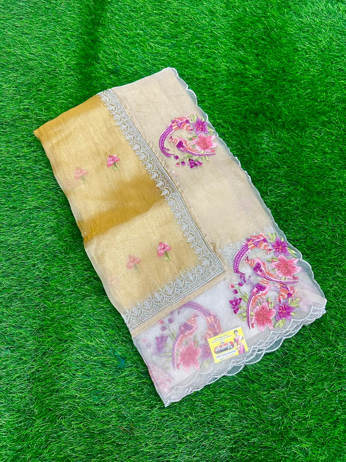 GOLDEN TISSUE EMBROIDERY