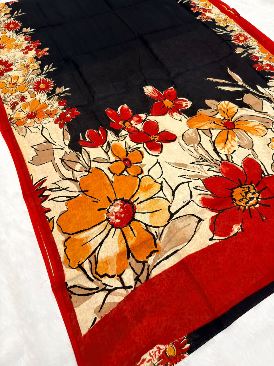MUL MUL HANDBLOCKED COTTON