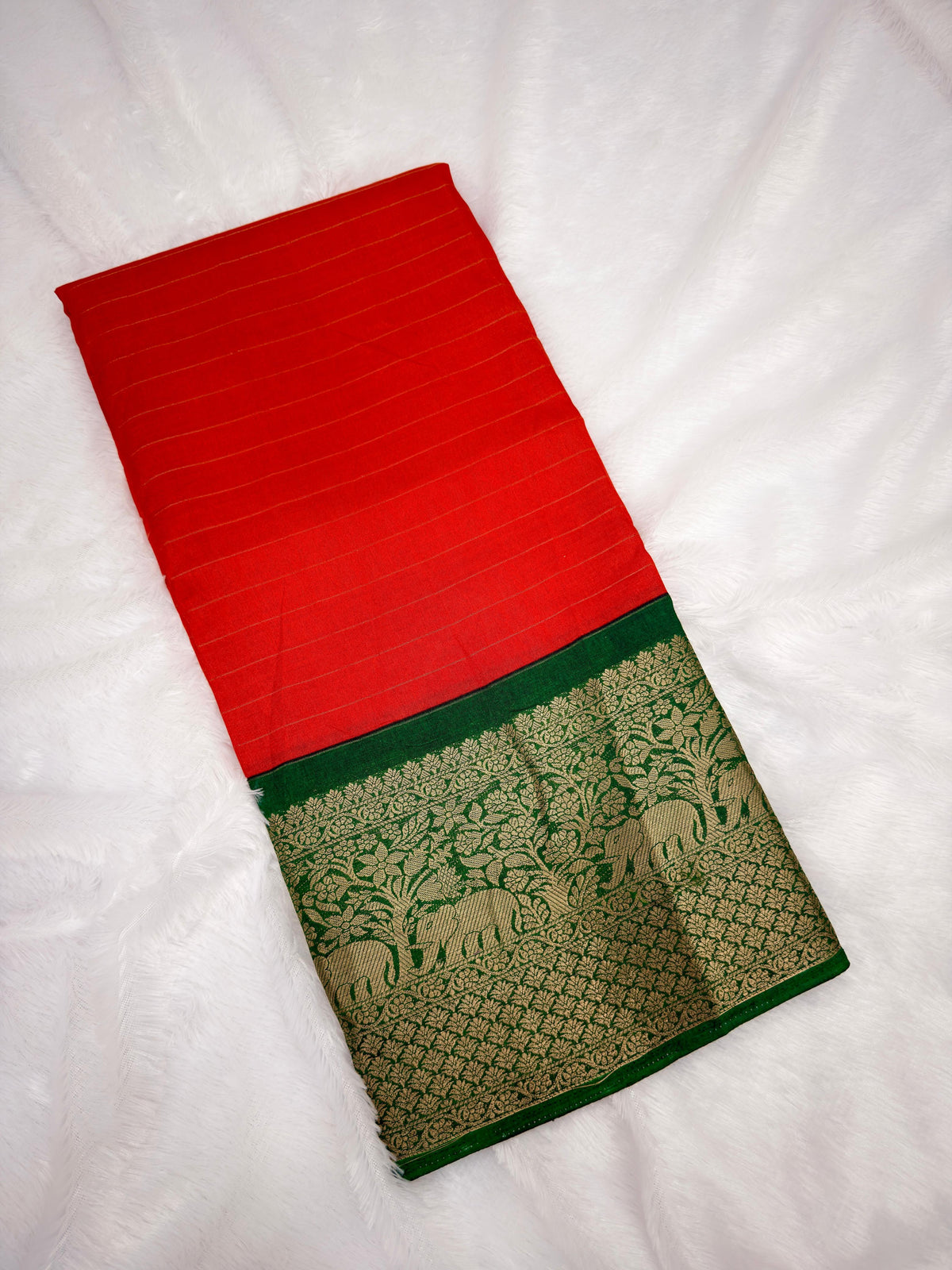 RED DOLA SILK