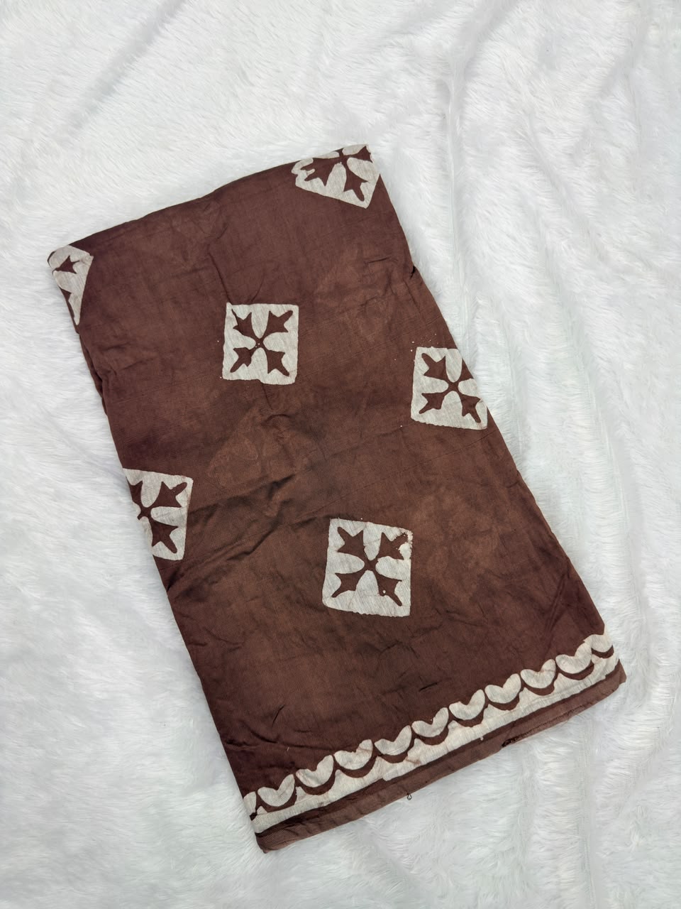 MUL CHANDERI HANDBLOCKED COTTON