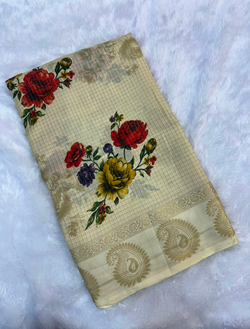 VINTAGE FLORAL GEORGETTE