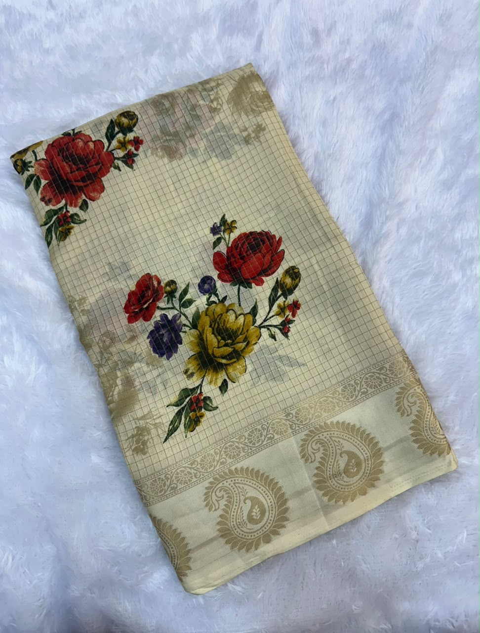 VINTAGE FLORAL GEORGETTE