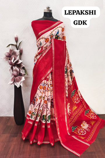 MANGALAGIRI IKKAT GEORGETTE