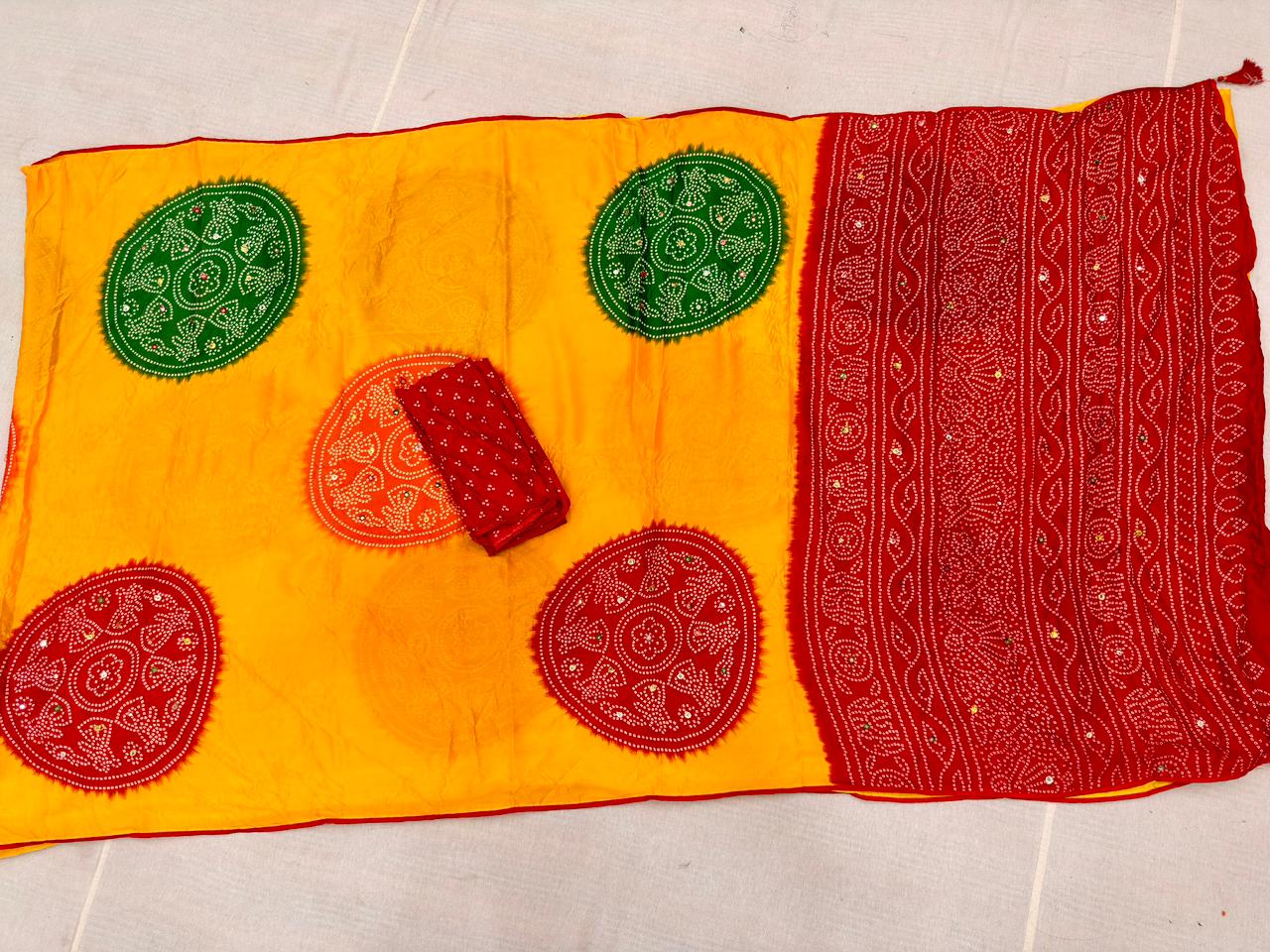 Kadam Bari Bandhini Georgette