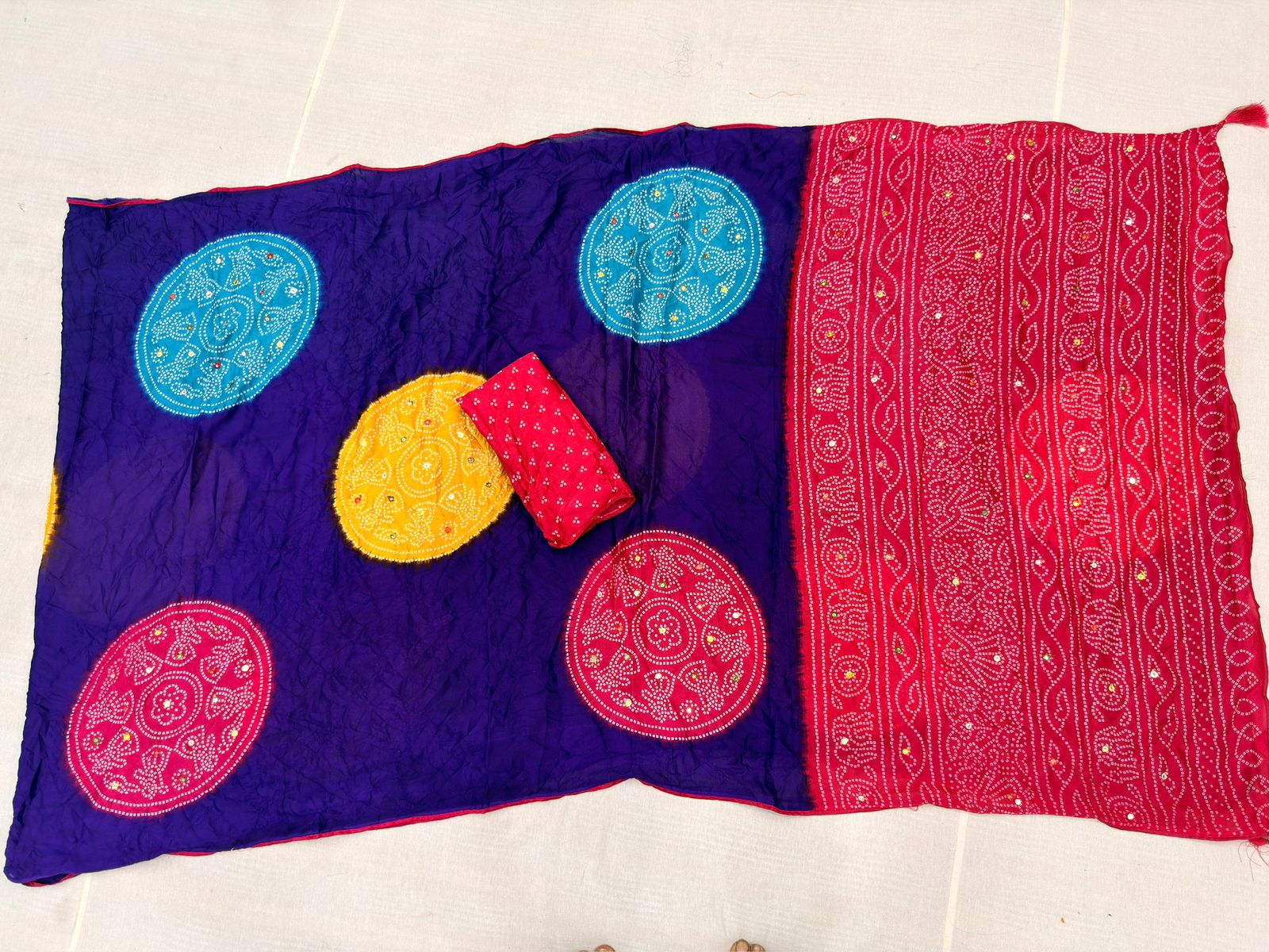 Kadam Bari Bandhini Georgette