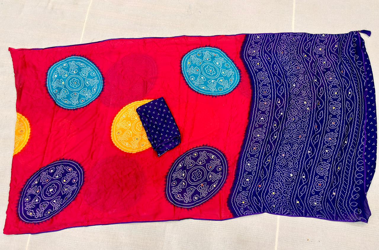 Kadam Bari Bandhini Georgette