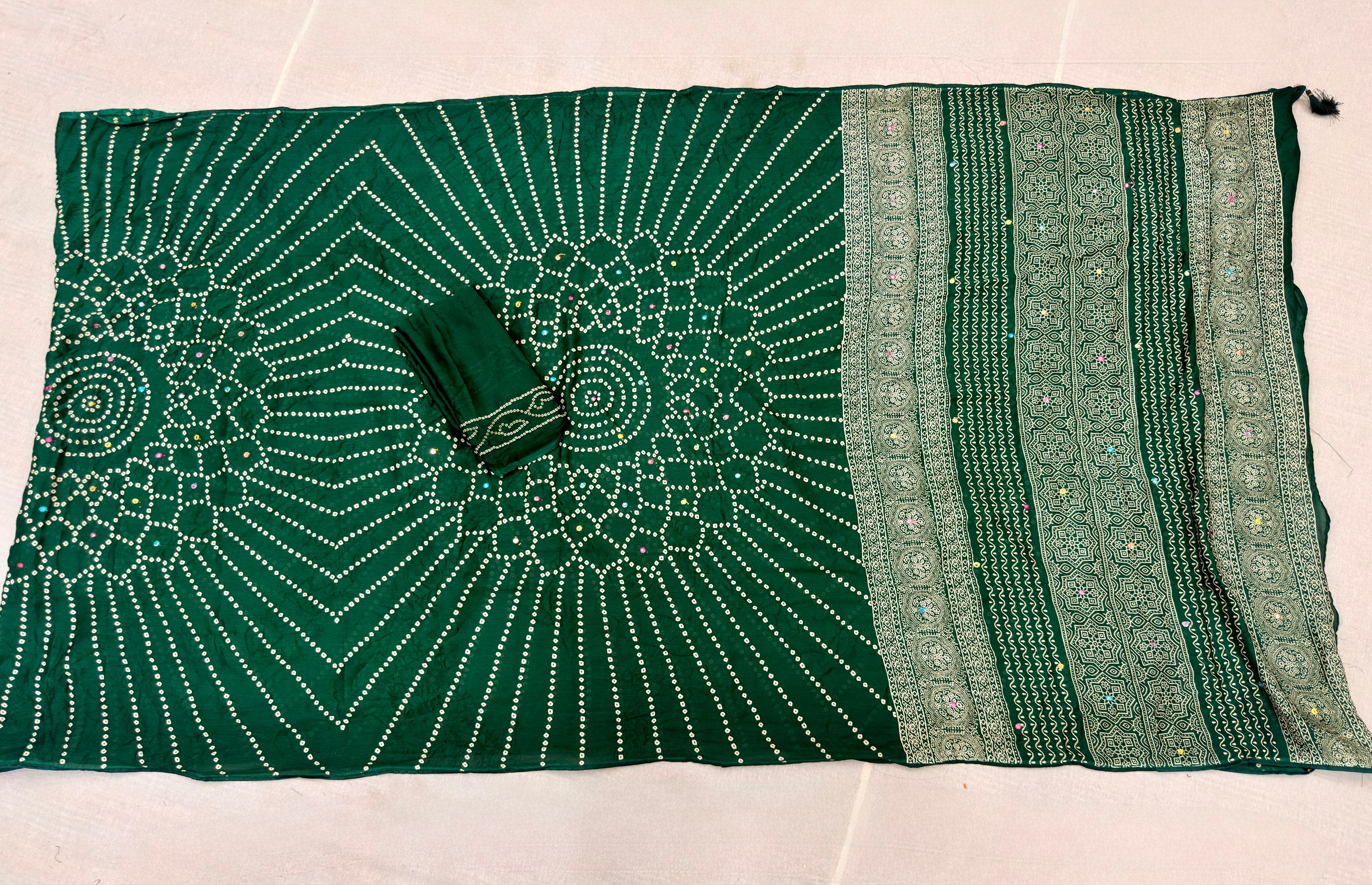 Kadam Bari Bandhini Georgette