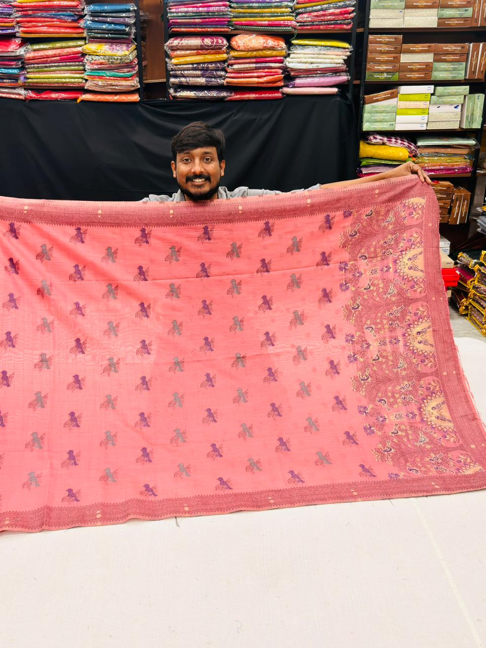 Jamdani Chanderi Butti