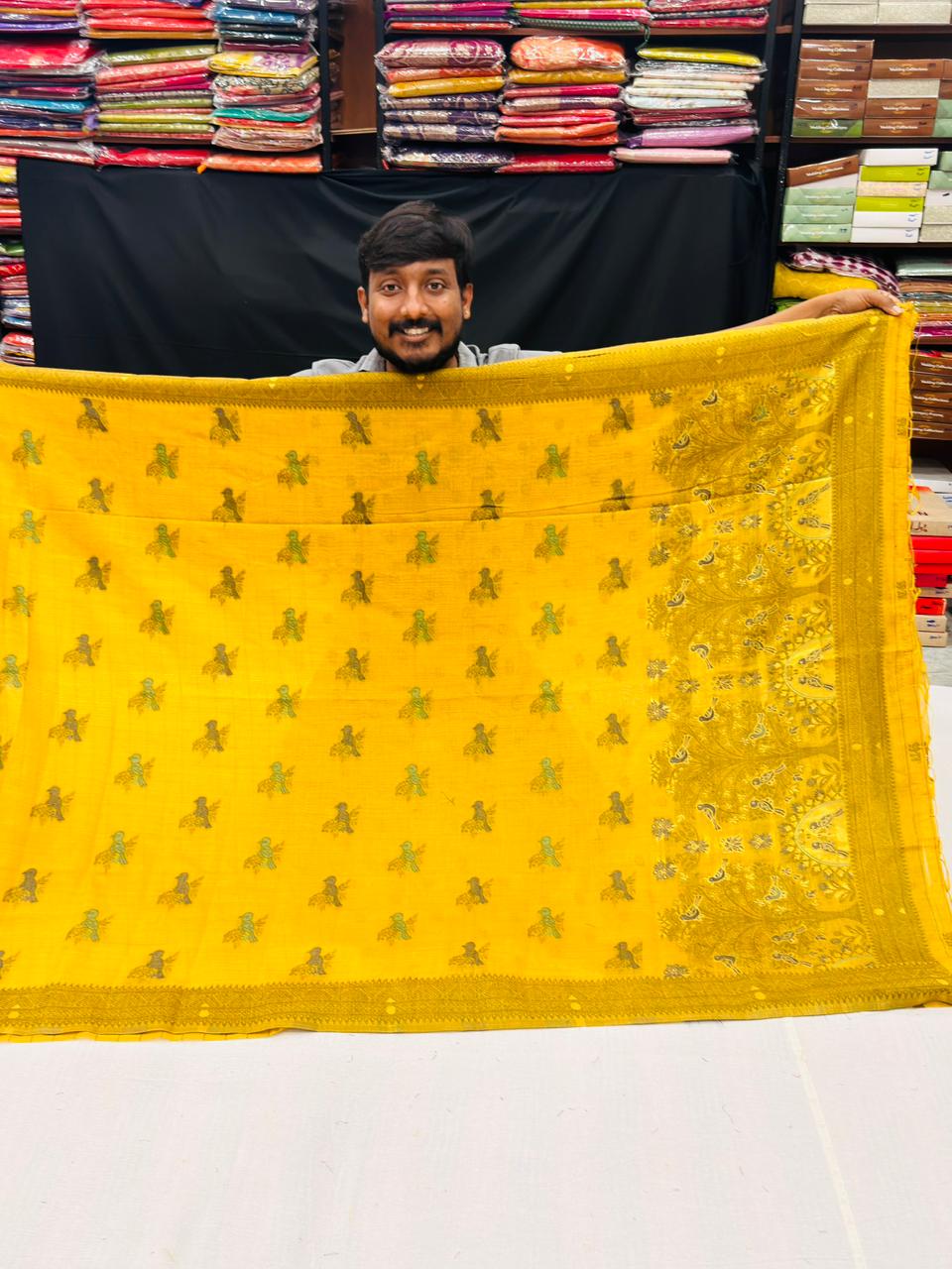 Jamdani Chanderi Butti
