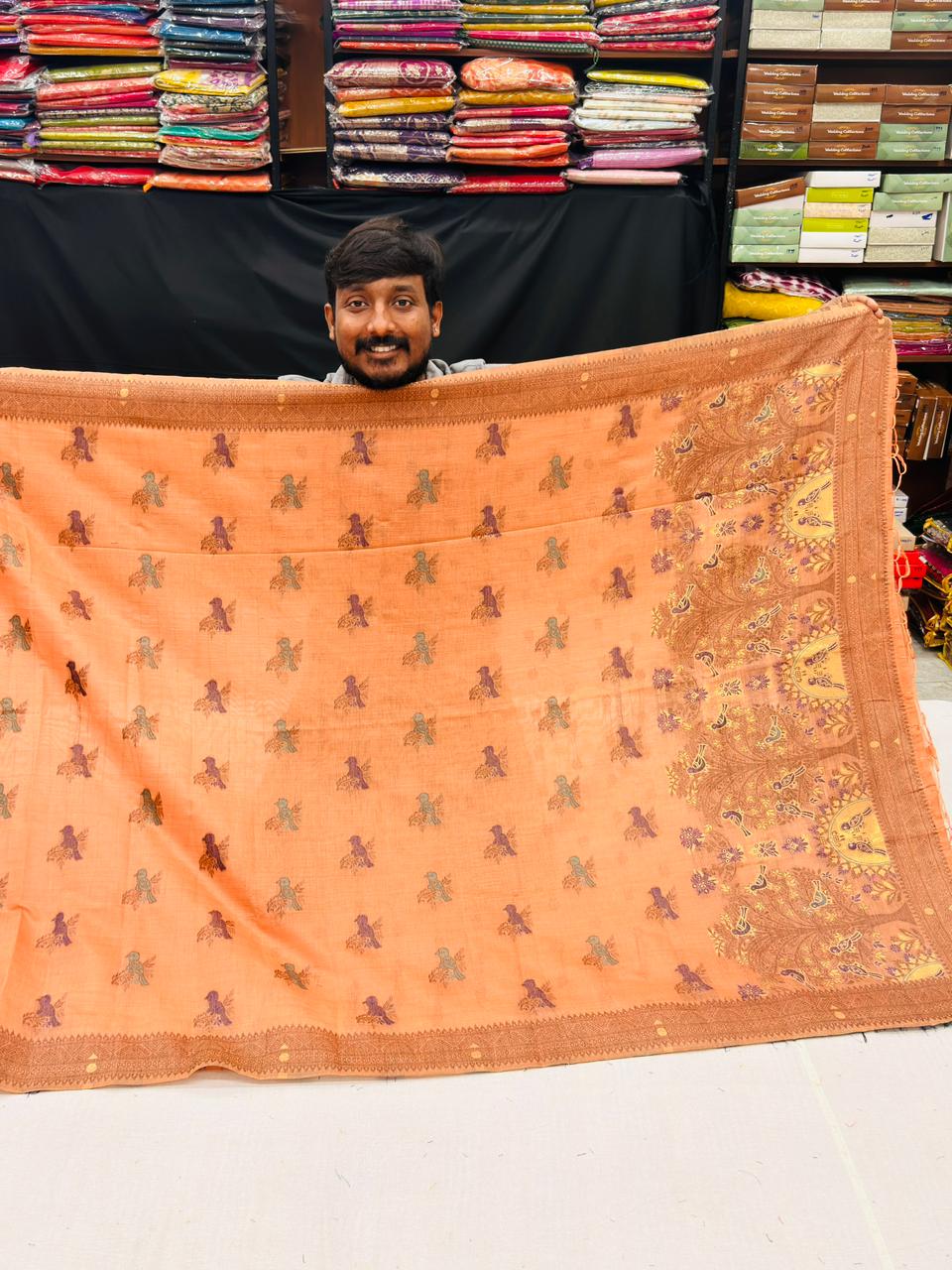 Jamdani Chanderi Butti