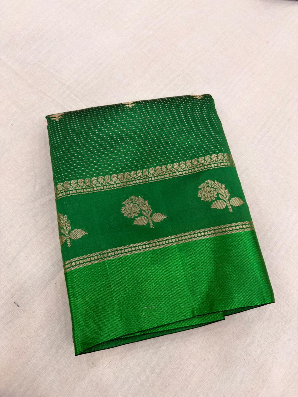 Green Mango Saree ( Design 01 )