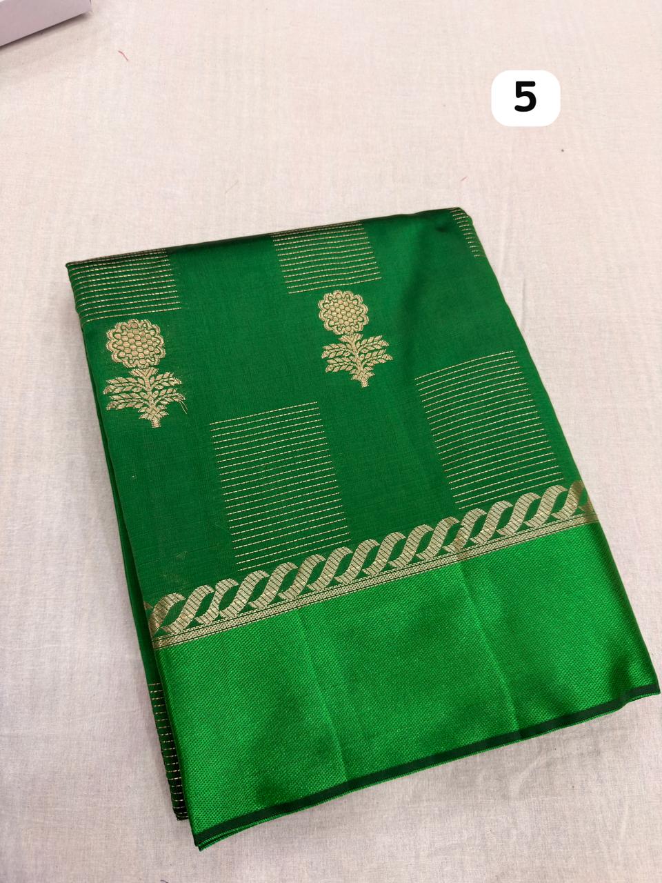 Green Mango Saree (Design 03 )