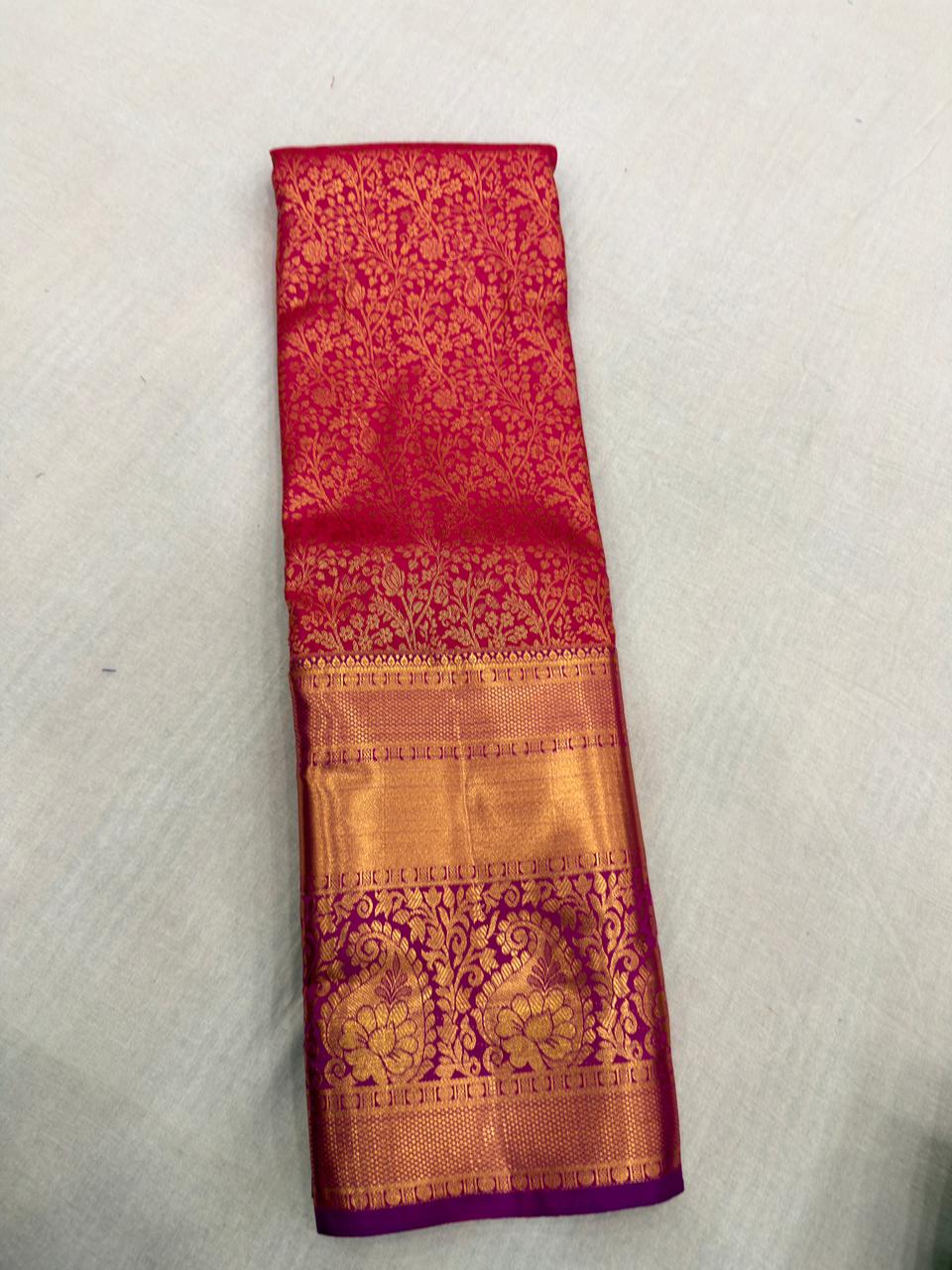 Premium Handloom  Semi Kanchi Brocket