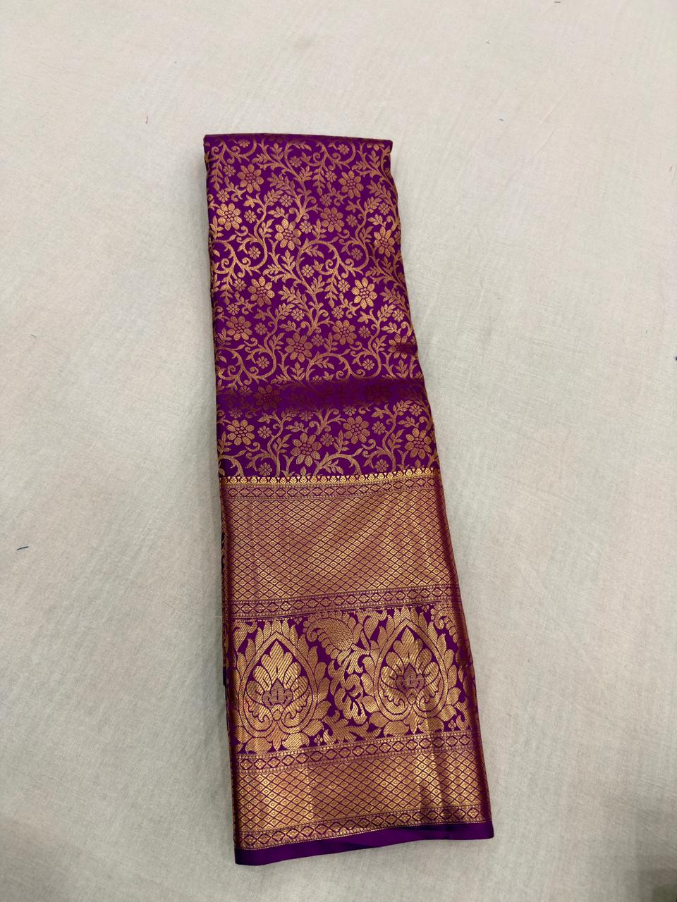 Premium Handloom  Semi Kanchi Brocket