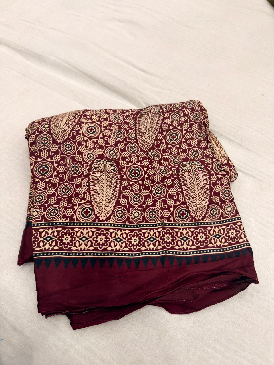 PURE AJARAKH MODAL SILK