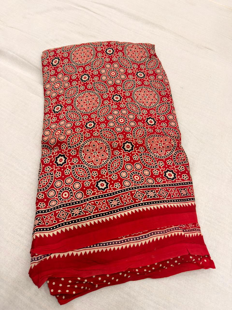 PURE AJARAKH MODAL SILK