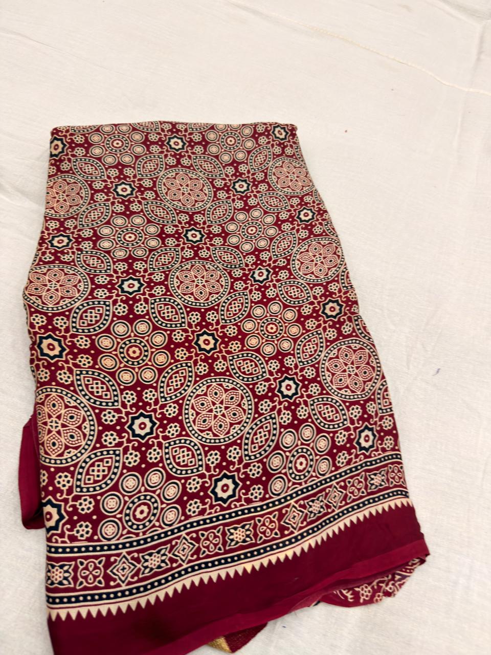 PURE AJARAKH MODAL SILK