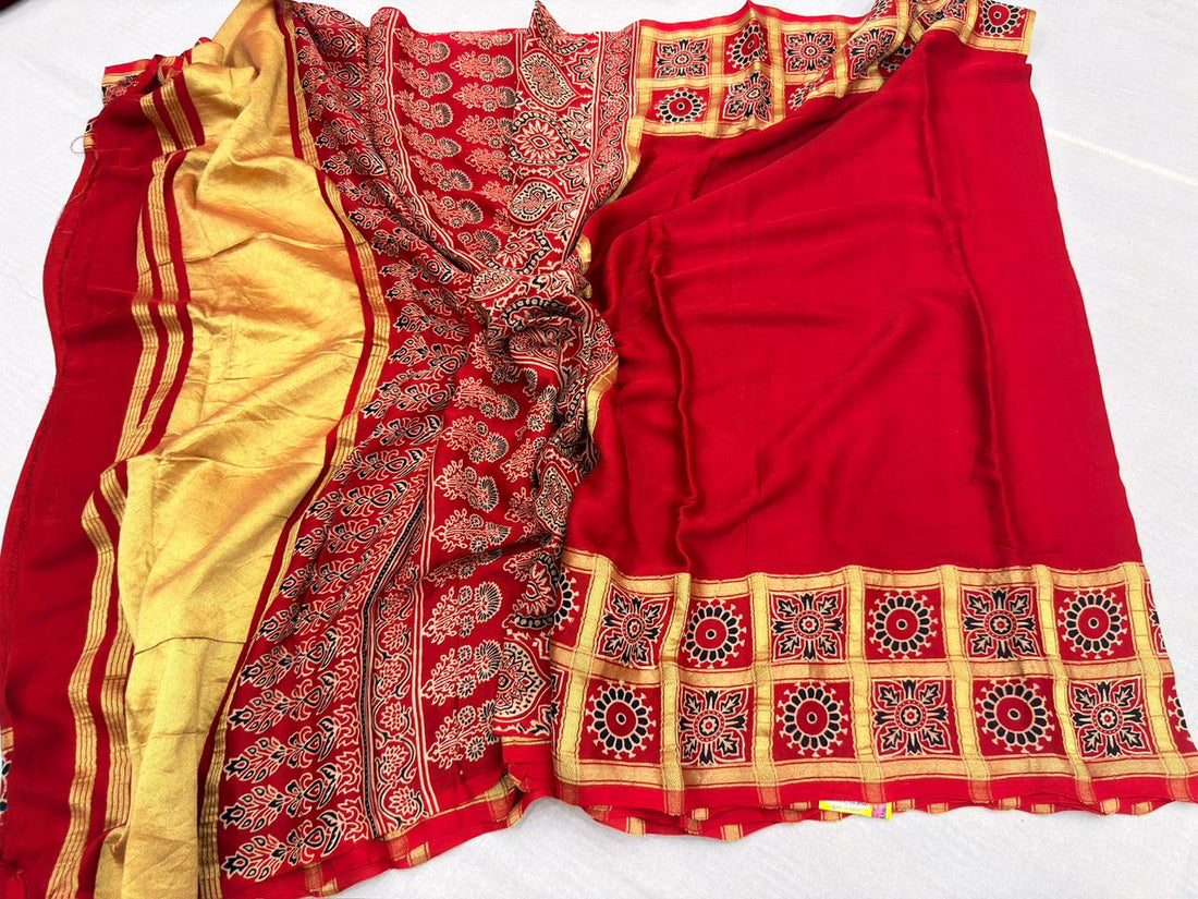 AJRAKH MODAL GALLA CHOKDA SILK