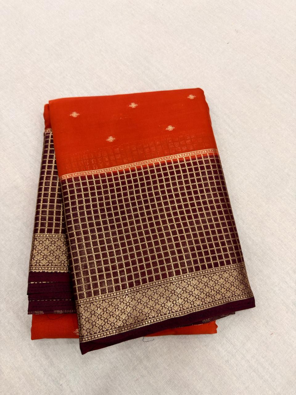 Mysore crepe Georgette vintage collection