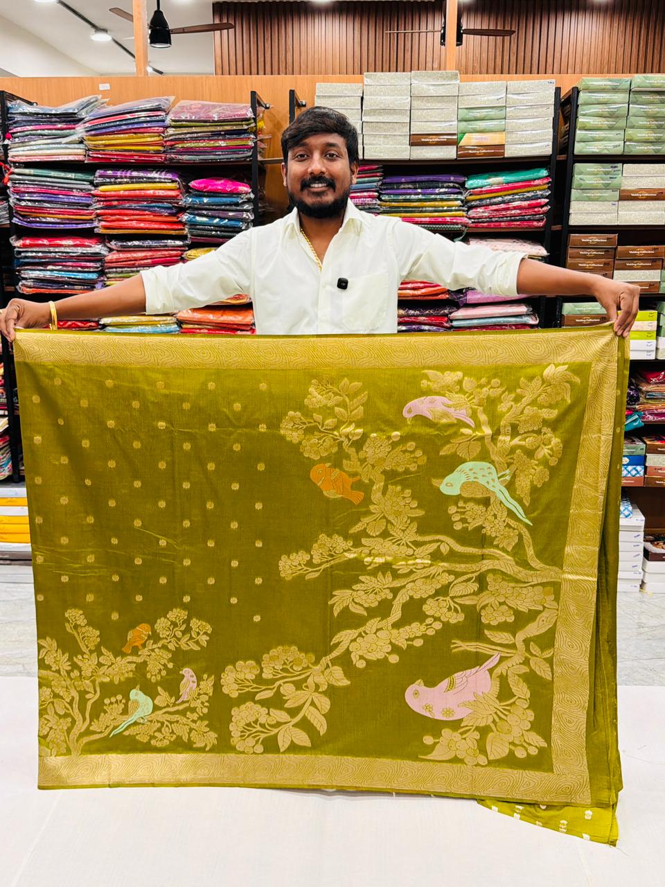 BANARASI ART TUSSER FIGURE THEME CONCEPT