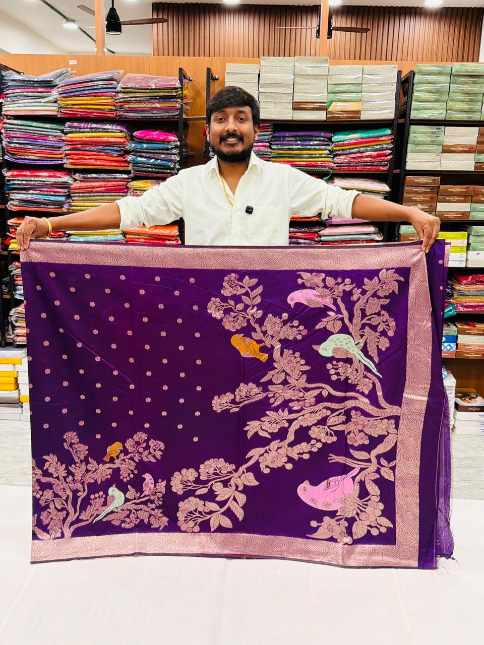 BANARASI ART TUSSER FIGURE THEME CONCEPT