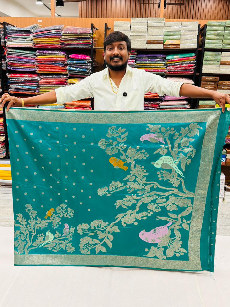 BANARASI ART TUSSER FIGURE THEME CONCEPT