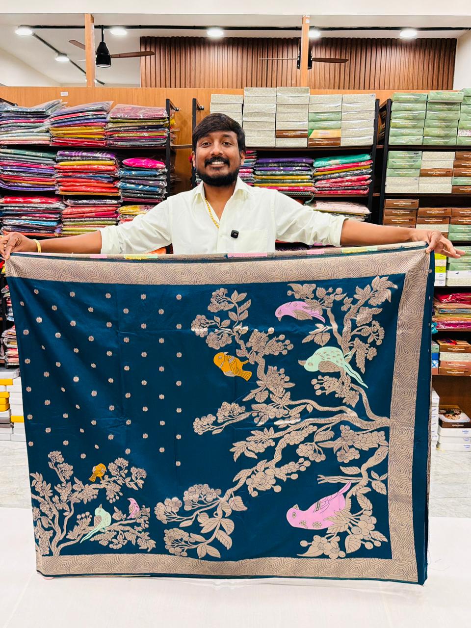 BANARASI ART TUSSER FIGURE THEME CONCEPT