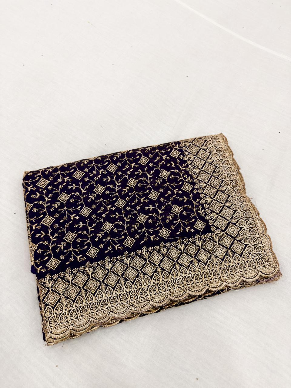 CHICKENKARI WORK SAREES