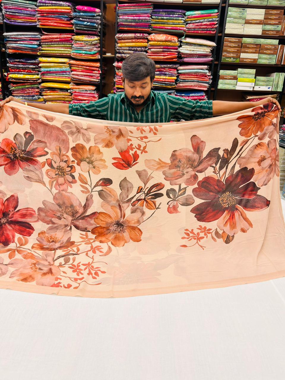 EMBLISHED SOFT GEORGETTE