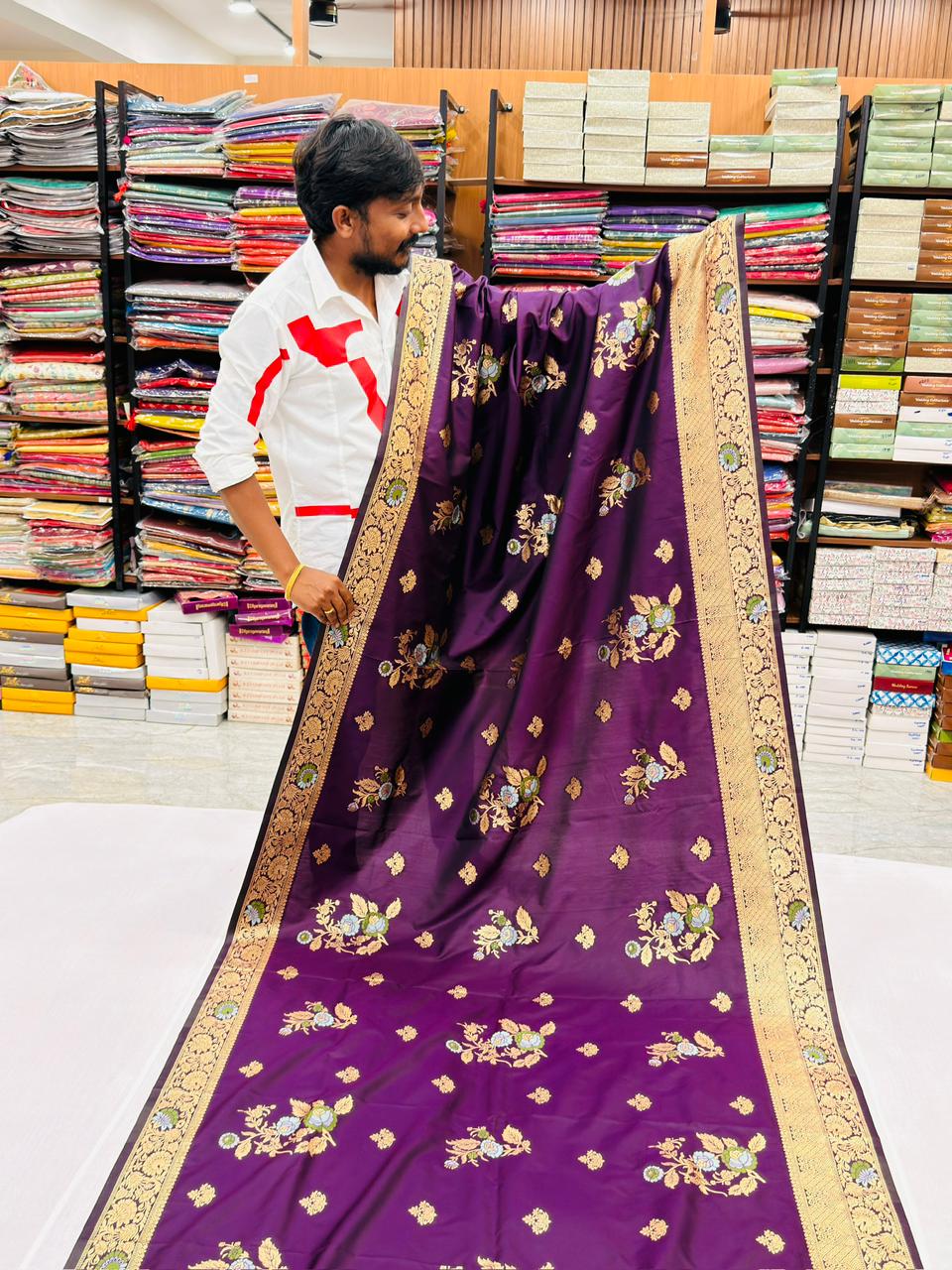 DESIGNER FLOWER SILK