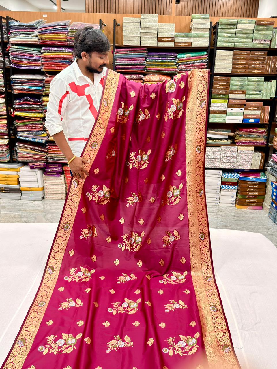 DESIGNER FLOWER SILK