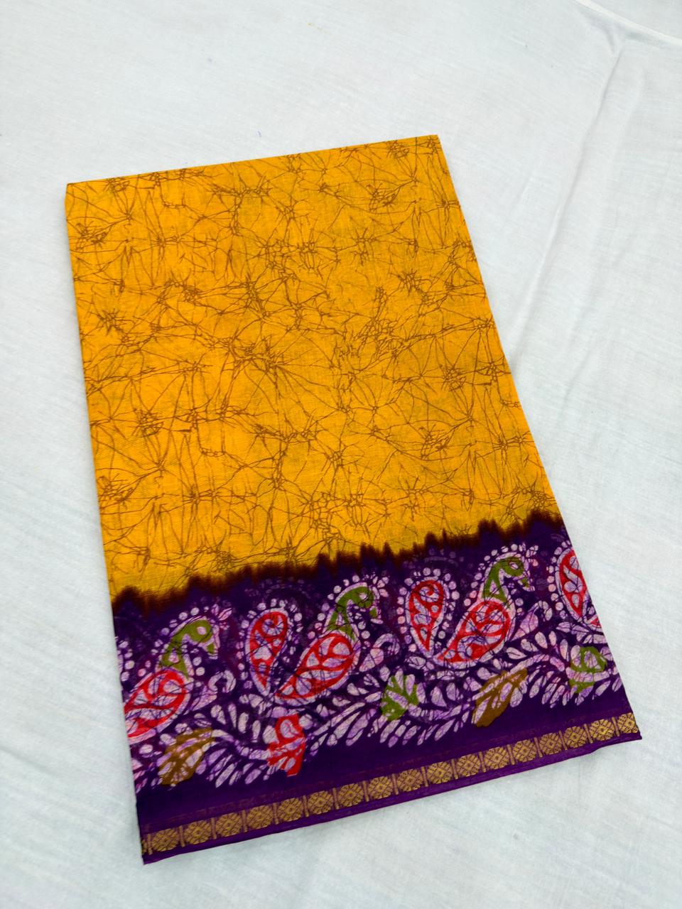BATIK COTTON SAREES